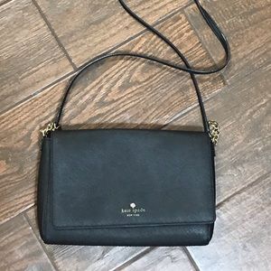 Kate spade black cross body purse
